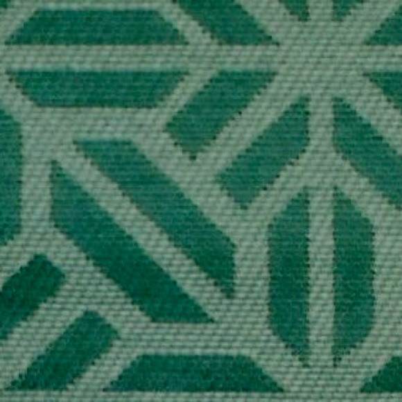 4.75 Yards Outdoor Lattice in Meridian Turquoise Fabric - Picture 4 of 5